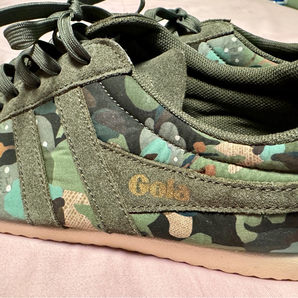 Gola x Liberty Art Fabrics Floral Camouflage Bullet TR Sneakers size 10